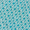 Cleavage-Enhancing Seaside Bikini Top - Turquoise Swirly Sabal Swim